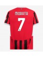 AC Milan Alvaro Morata #7 Replika Hemmakläder 2024-25 Kortärmad